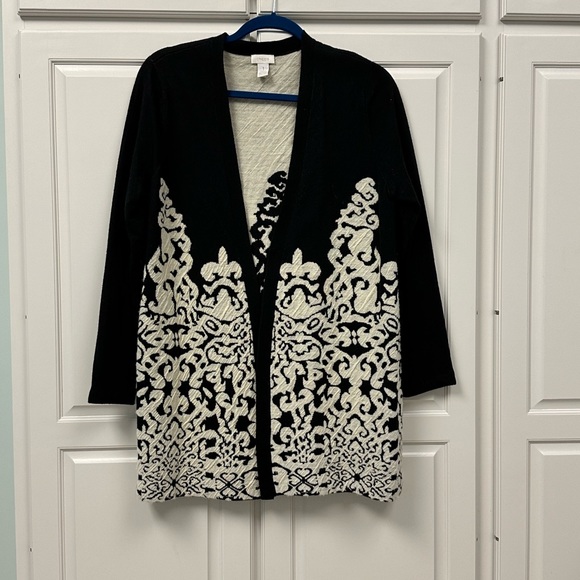 Women’s Chico’s Cardigan Sweater SZ- 1 - Picture 1 of 4